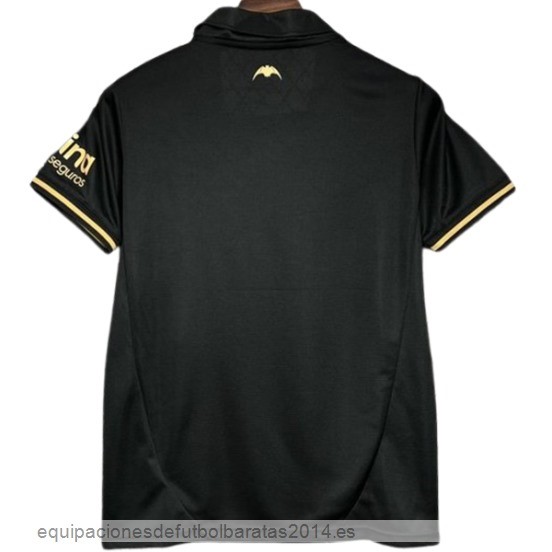 Nuevo Tailandia 2ª Camiseta Valencia 24/25 Negro Baratas